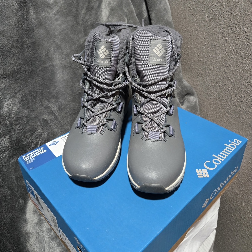 Columbia Moritza Gray Winter Boots